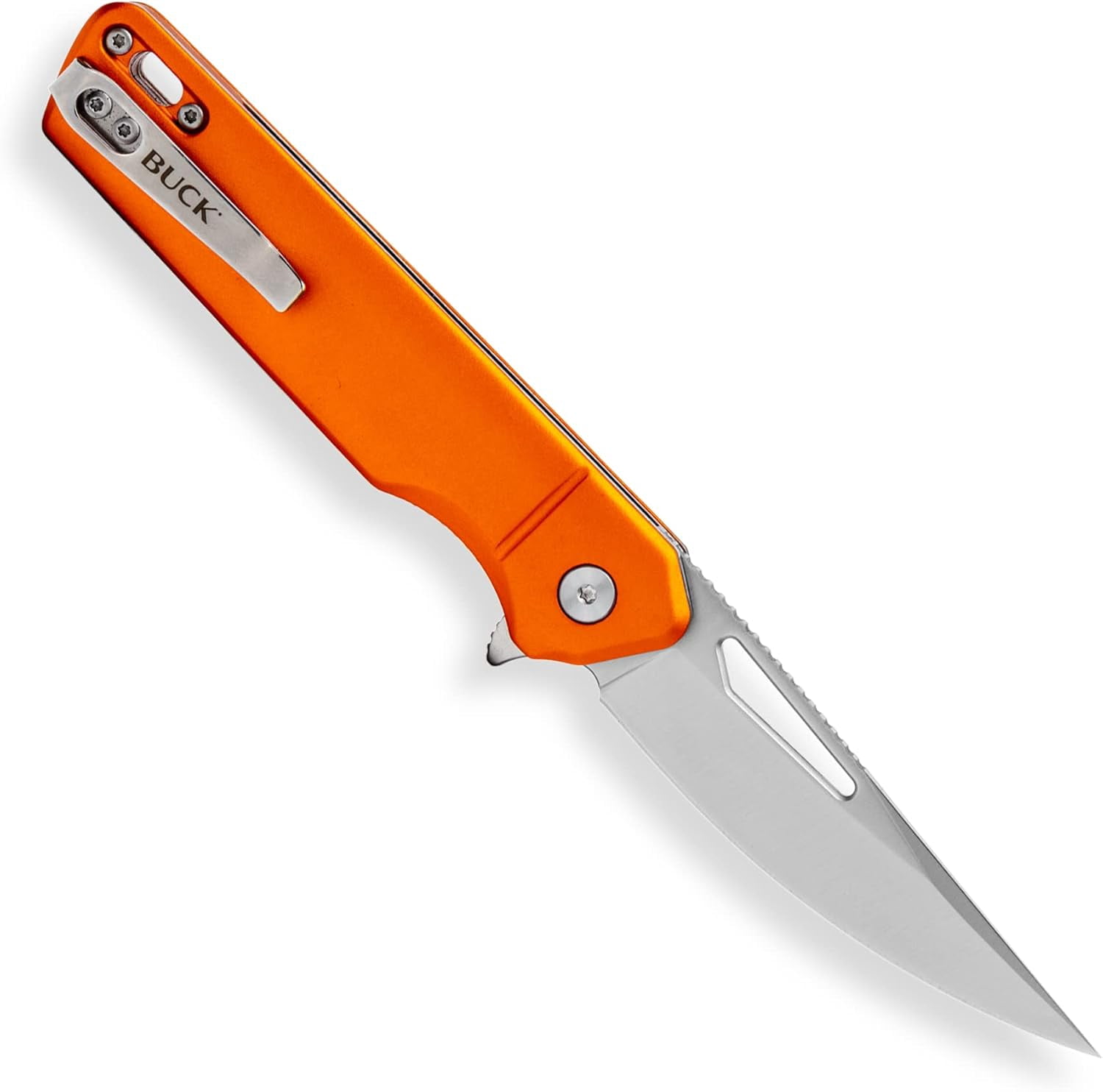 Buck Knives 239 Infusion Folding EDC Knife, 3-1/5” Pocket Knife Blade, Orange, 2.82 oz