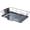Gray, variant on Space-Saving 3-Piece Dish Drainer Rack Set with Cutlery Holder - Maximize Kitchen Countertop Space, Silver