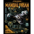 thumbnail image 2 of Boy's Star Wars: The Mandalorian Razor Crest Capture and Containment  Graphic Tee Black Medium, 2 of 5
