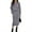 Grey, variant on Chouyatou Women's Two Piece Sweater Skirt Sets Knit Sweater Top Bodycon Skirt 2 Piece Outfits