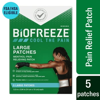 Biofreeze Pain  Patch, Large, 5 Patches