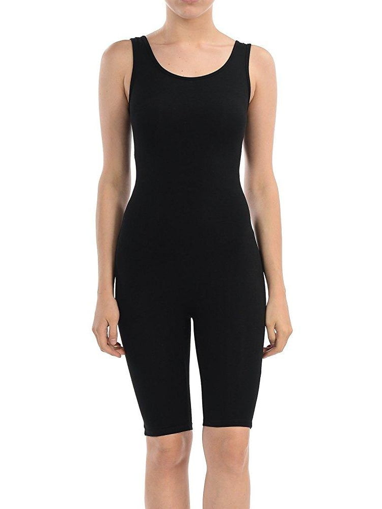 black lycra jumpsuit
