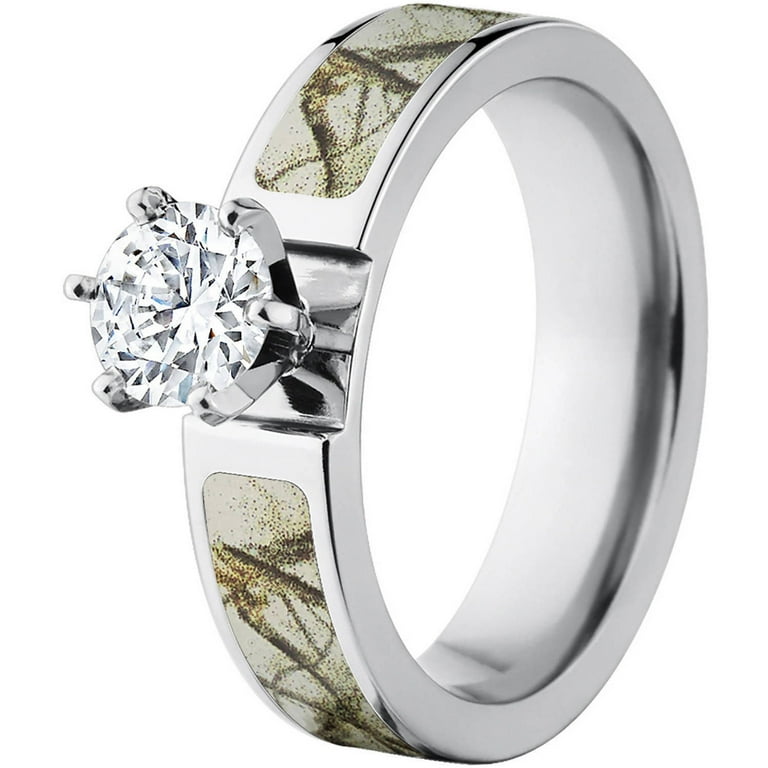 Womens camo deals engagement rings