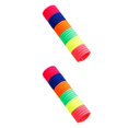 thumbnail image 3 of Guardurnaity 100 piezas de lazos para el cabello, adornos gruesos para toallas, coleta multicolor, elásticos, Bobbles, Scrunchies para niñas, coloridos 3 colorido 3 2piezas Guardurnaity CBP351482, 3 of 4