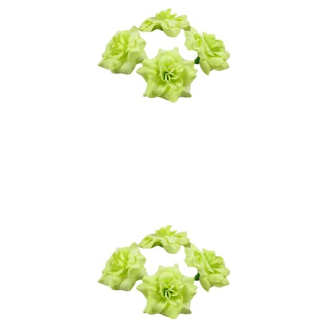 Redempat 50pcs/set Realistic Appearance Fabric For Natural Looking Clothing Birthday Multiple Colors Available Wide Application Light Green 4.5cm 2Set