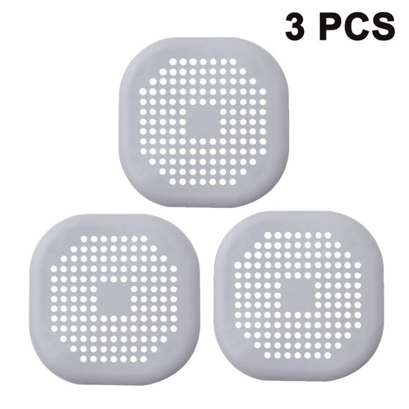 Drain Hair Catcher, Hair Catcher Shower Drain With Suction Cups Durable Reusable Sink Drain Cover Hair Stopper Drain Protector Shower Drain Hair Trap for Tub, Bathroom