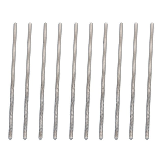 Stainless Steel Threaded Rod, High Strength Durable Cutting Performance M4 Threaded Rod High Hardness For Intelligent Machinery For Engineering Equipment