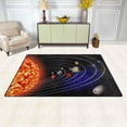 thumbnail image 2 of FREEAM Outer Space Area Rug 3'x5', Solar System Polyester Area Rug Mat for Living Dining Dorm Room Bedroom Home Decorative, 2 of 5