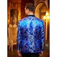 thumbnail image 5 of COOFANDY Men's Floral Tuxedo Jacket Luxury Embroidered Stylish Suit Blazer Jacket for Wedding Party Dinner, 5 of 9