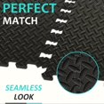 thumbnail image 5 of 24-Pack EVA Foam Interlocking Flooring Tiles, 24x24 Inches, 0.4 Inch Thickness, Cushioned Protection for Home & Gym Equipment, 5 of 7