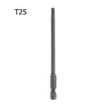 thumbnail image 1 of 1 Pcs Magnetic Torx Screwdriver Bit 100mm Long T25, 1 of 9