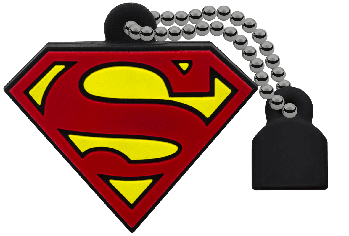 Superman USB Stick USB 2.0 Flash Drive Stick mit 8-16 GB Speicherstick 3D 