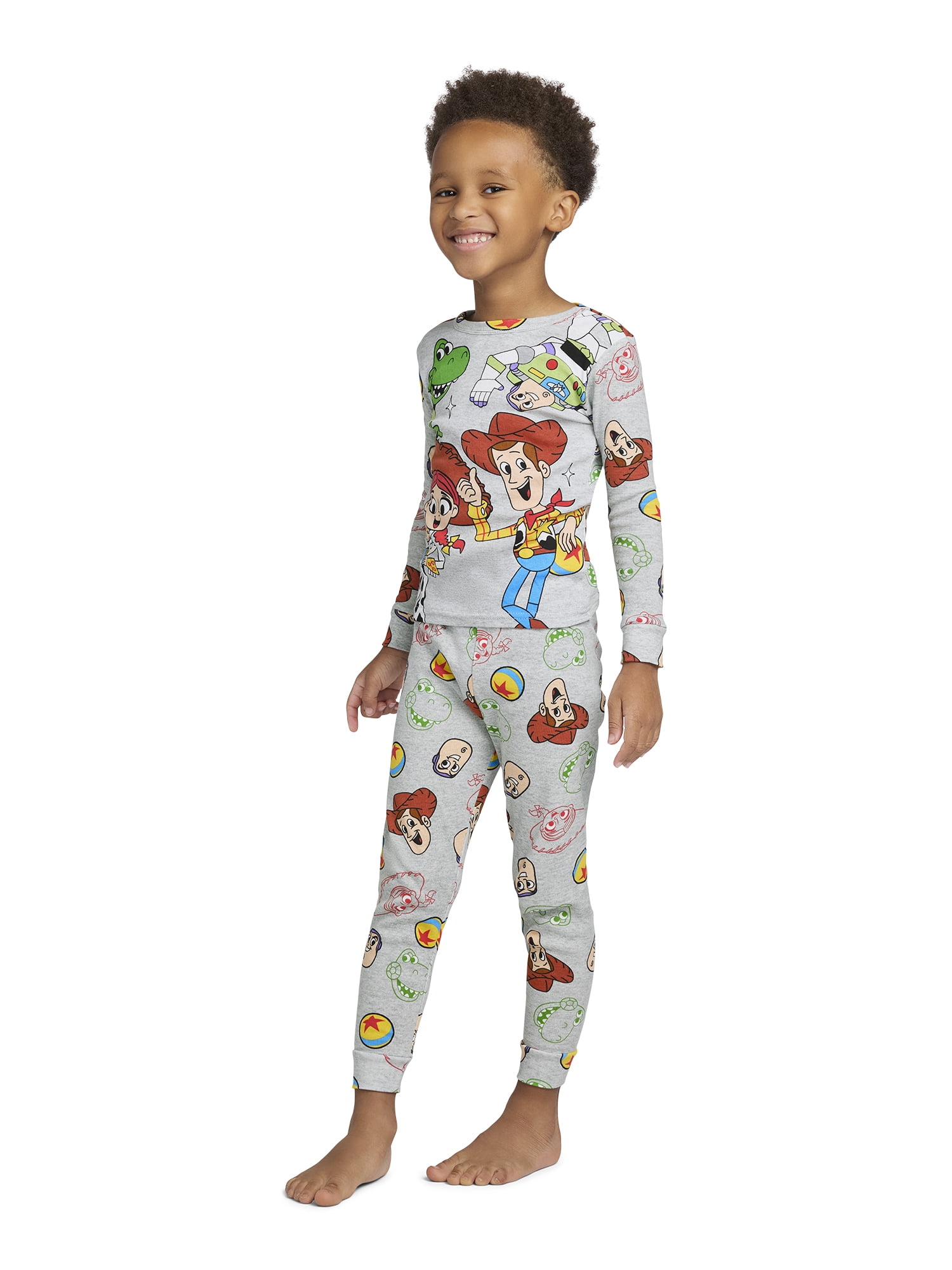 Toy Story Toddler Long Sleeve Top and Pants Pajama Set, 2-Piece, Sizes 12M-5T