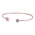thumbnail image 2 of Pulsera Mujer Inicial Letra LuckyLy, Acero Inoxidable y Zirconia Cúbica, Modelo Sonia rosa UNITALLA, 2 of 8