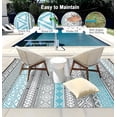 thumbnail image 3 of Waterproof Rugs Reversible Outdoor Rug for Patio, RV and Camping - Lightweight Non-Slip All-Weather Carpet - Indoor/Outdoor Mat, 3 of 6