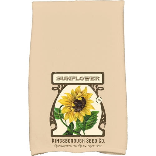 Simply Daisy 18 X 30 Sunflower Floral Print Kitchen Towel Walmart Com Walmart Com