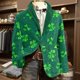 thumbnail image 1 of Ceisia Men's Corduroy Button-Up Party Coat with Pockets Stylish Casual Ceremonial Outerwear Gift, 1 of 8