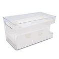 thumbnail image 2 of 2 Tier Soda Can Rack Beverage Can Can Storage Holder Can Holder for Pantry Refrigerator White, 2 of 10