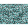 thumbnail image 4 of oneOone Viscose Jersey Fabric Leaves & Floral Block Decor Fabric Printed BTY 60 Inch Wide, 4 of 5