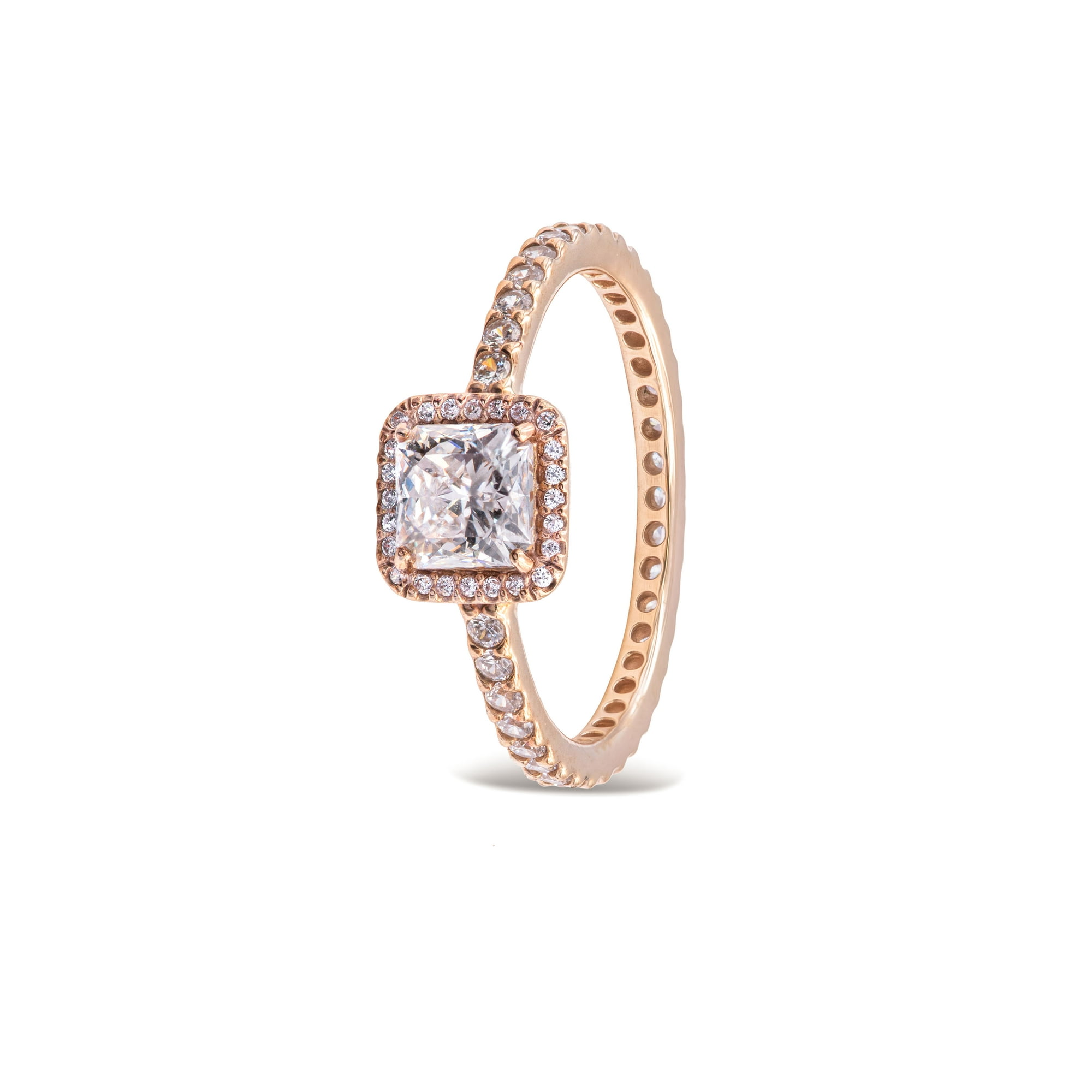 PANDORA Timeless Elegance Ring 14K Gold Clear CZ Walmart