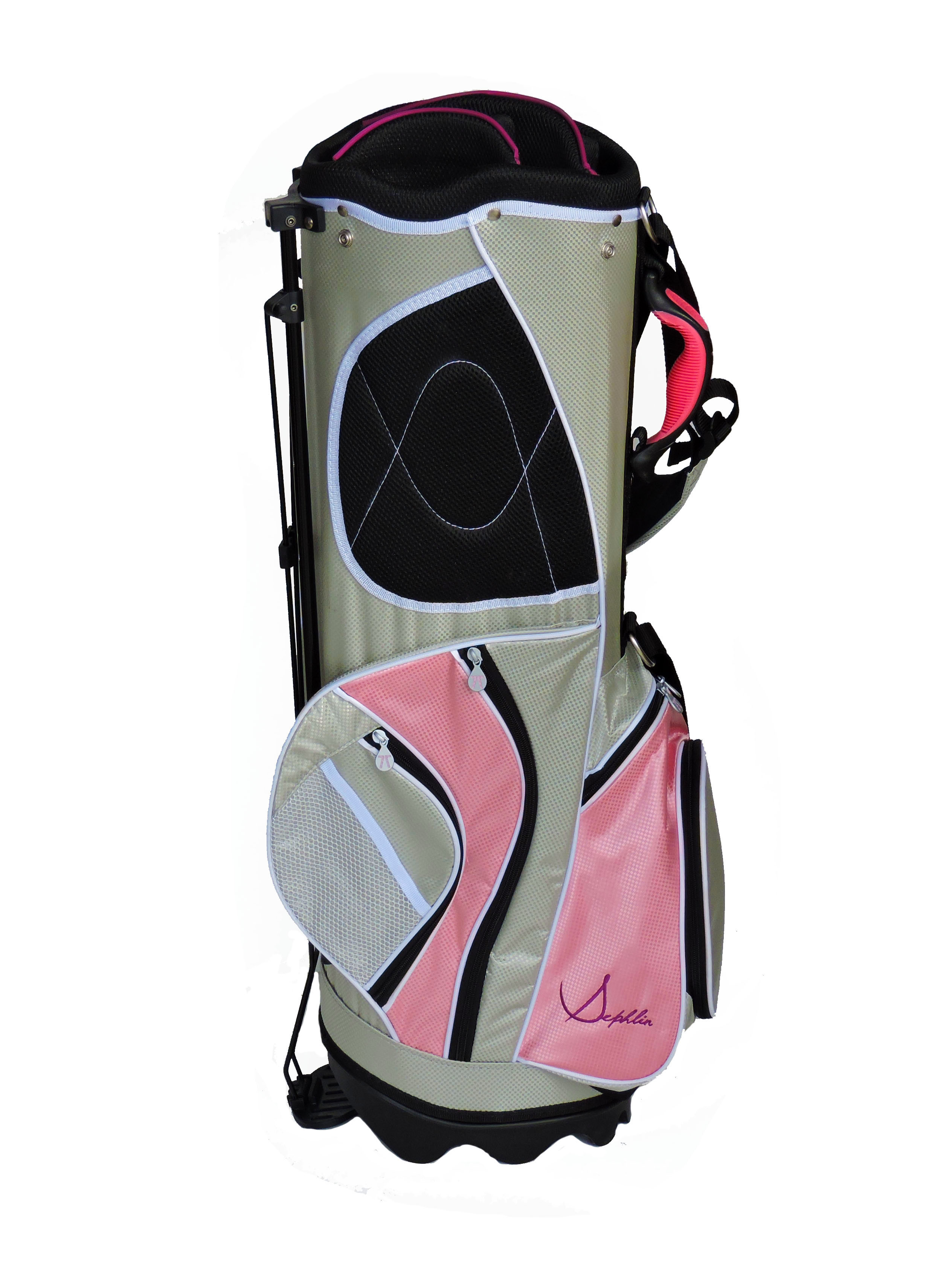 Sephlin Womens Golf Bag (Silver and Pink)