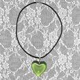 thumbnail image 5 of Wax Rope Chain Punk Gothic Necklaces Heart Pendant Alloy Choker Necklace Gifts, 5 of 5