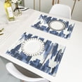 thumbnail image 6 of Cityscape Reversible Placemat Non Slip Coffee Mat 18x12 Inch for Dining, Kitchen, Coffee, 6 of 9