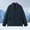 A Dark Blue, variant on Men's Sherpa Jacket Warm Thickened Fleece Lined Jacket Baseball Jacket Casual Comfy Stand Collar Jacket Solid Button Down Jacket Coat Army Green M