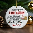 thumbnail image 3 of Ornament Kits 2025, Christmas Ornaments - Game Warden Ornament, Game Warden Christmas Ornaments 2025, Game Warden Decor for Office, Room, Home - Holiday Present Ideas, 3 of 3