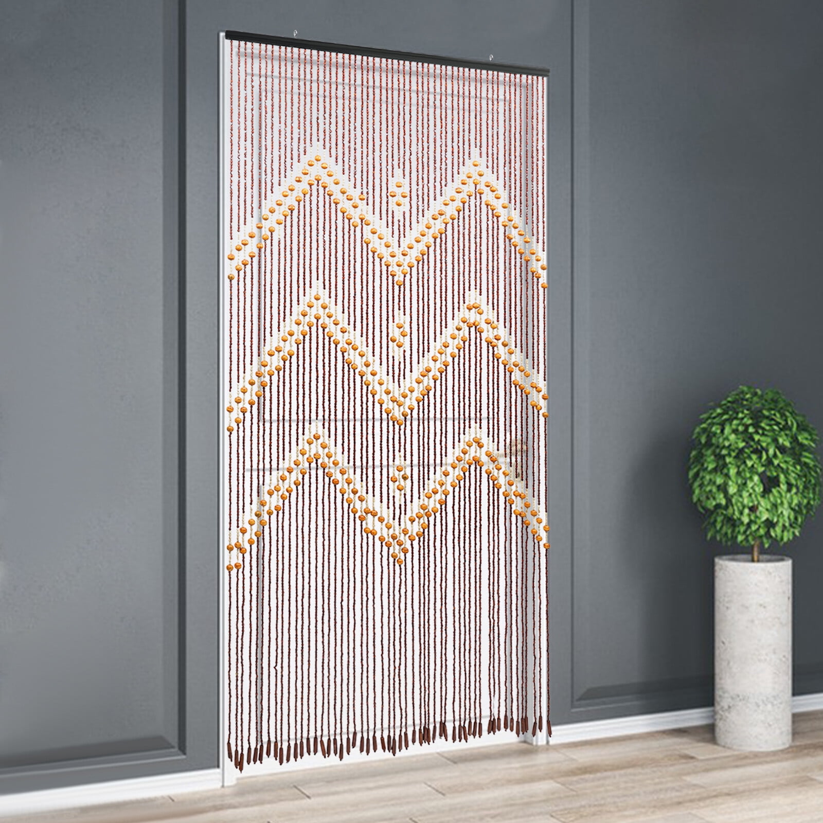 Natural Bamboo 52 Strands Handmade Curtain Beads Window Door Shoji Room Divider