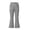 Gray, variant on Girls Cargo Flare Pants Bell Bottom Leggings with Pockets Elastic Waist Stretch Bootcut Trousers for Daily Wear (5-15 Years)