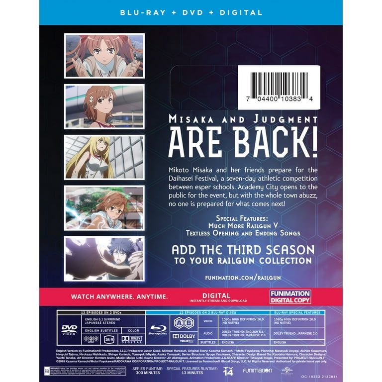 New A Certain Scientific Railgun: Season 1 - Part 1 (Blu-ray