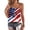 #01 Sky Blue, variant on 250 Anniversary Usa Shirts Women Usa Flag Print Sleeveless Spaghetti Strap Square Neck Vest Patriotic Lightweight Summer Casual Tees,XL,#01 Navy
