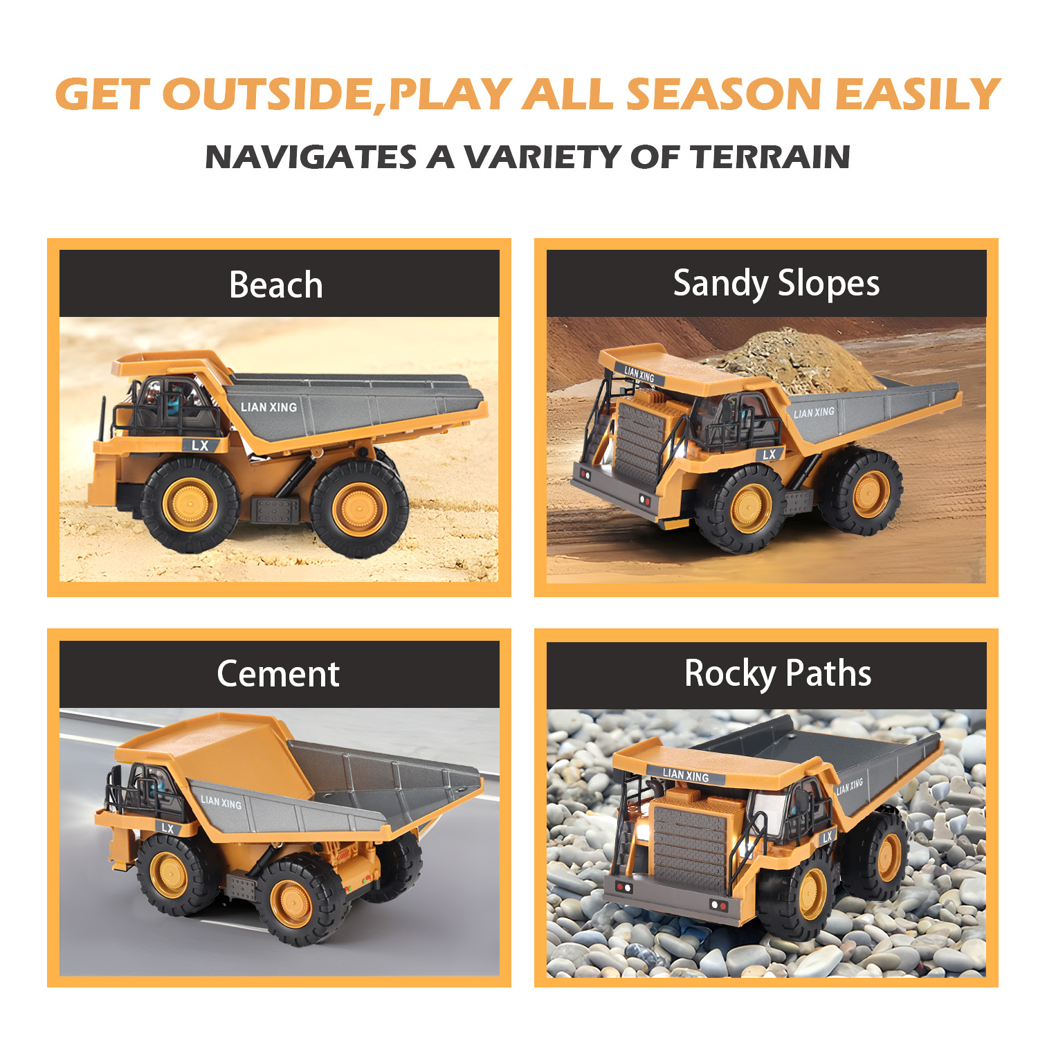 Zacro 1:20 Remote Control Dump Truck photo 3