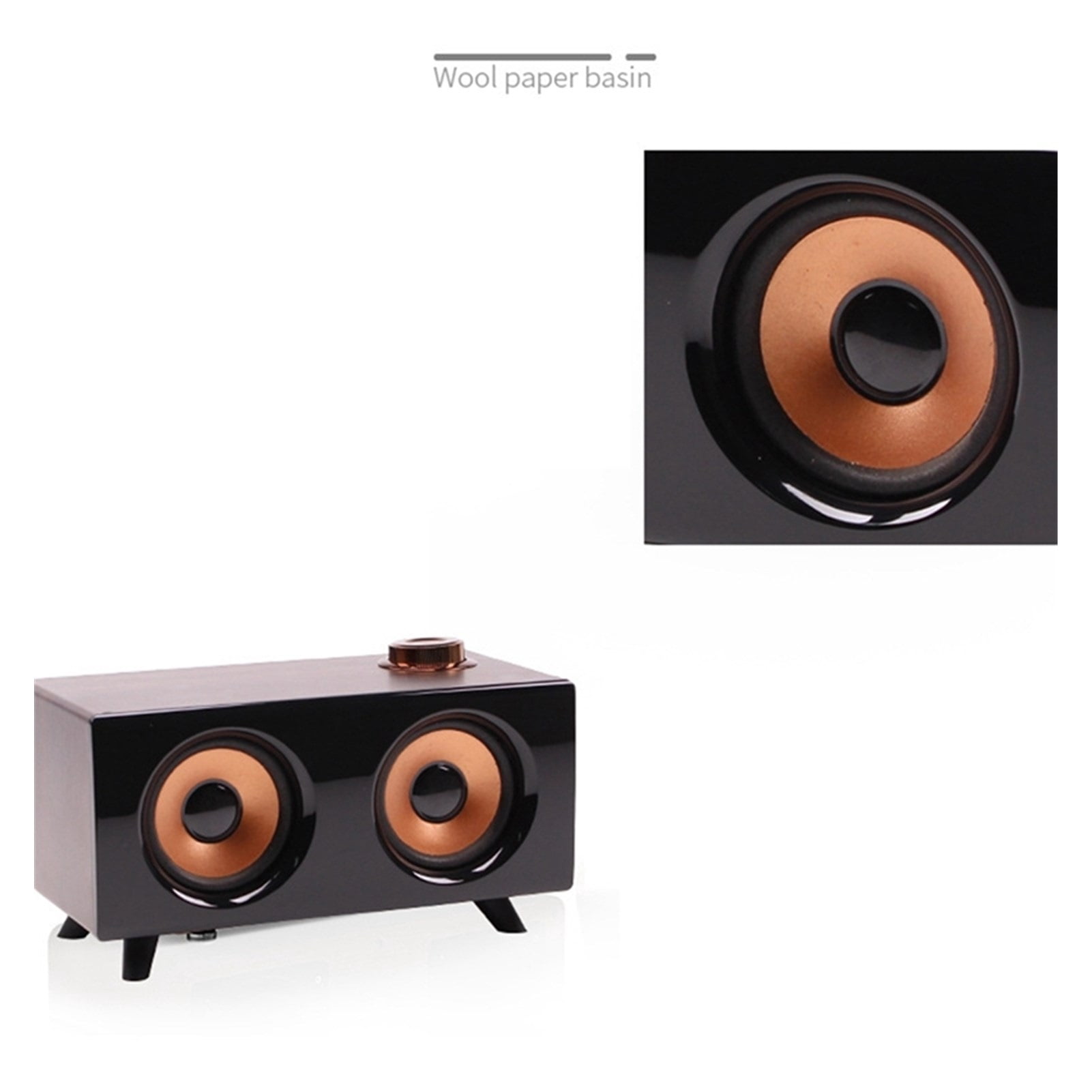 Desktop Wooden Wireless Bluetooth Portable Speaker HIFI Wireless Computer Bluetooth Speaker ,High Volume Speakers