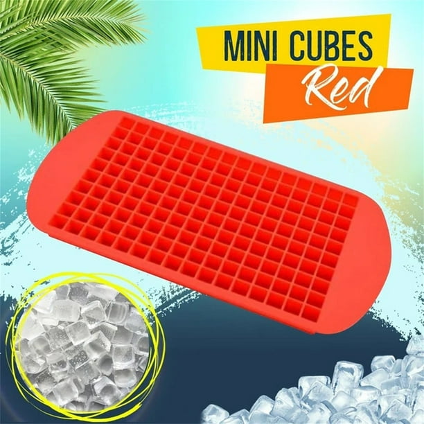 Ice Tray 160 Grids Mini Square Silicone Easy Release Food Grade for Freezer Cocktail Party Drinks
