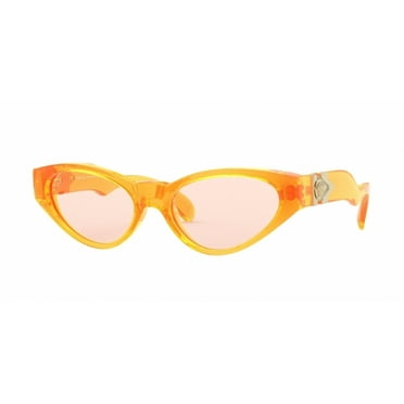 Sunglasses Versace VE 4373 5311U8 Orange Fluo Transparent
