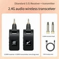 thumbnail image 2 of 10X System Inalámbrico de Guitarra, Transmisor de Audio, Receptor, System Inalámbrico Recargable por USB para Bajo de Guitarra Eléctrica, 2 of 5