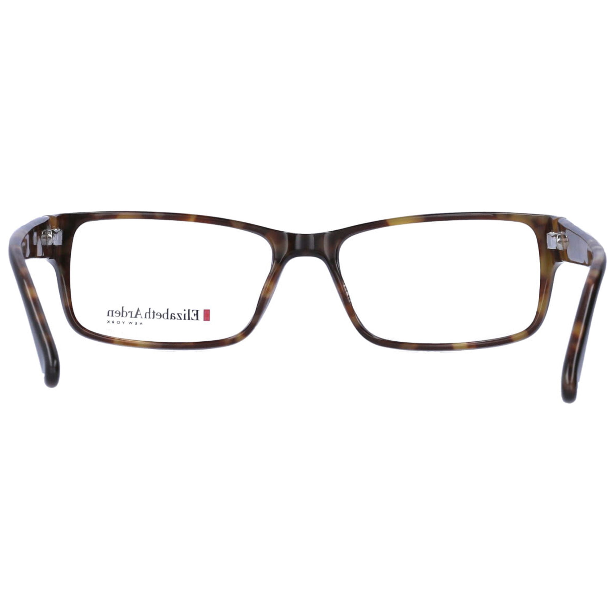 Elizabeth Arden Women's Rectangular Eyeglasses, EA1122, Tortoise Brown, 54-16-140, with Case