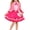 K'ids, variant on Satmonnus Women's Pink Princess Costume Set, Adult Halloween Cosplay Outfit with Heart Print Jacket, Layered Skirt & Fuzzy Bag, Fancy Dress Up for Themed Parties