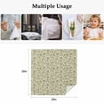thumbnail image 5 of Cloth Napkins Set of 4 - 20x20 Inches, Green Floral Washable Reusable Table Napkins, Vintage Rustic Botanical Spring Soft & Absortbent Dining Napkin for Party Wedding Hotel Restaurant, 5 of 8