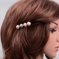 thumbnail image 2 of Mujeres Niñas Sweet Four Faux Pearls Pin De cabellero Pinza De Pasador Pinza De, 2 of 9
