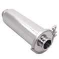 thumbnail image 1 of Sanitary Tri Clamp Inline Strainer SS304 Stainless Steel Wine Wort Filter 200 Mesh 25mm Ferrule 50.5 3/4 To 2 In, 1 of 2