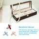 thumbnail image 5 of Caja de Almacenamiento de Joyas Inteprter Rosa Rectangular para Collares y Regalos, 5 of 6
