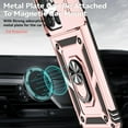 thumbnail image 4 of HCTian Compatible with Motorola Moto Edge 2025 Case with HD Screen Protector & Slide Camera Cover & Rotated Ring Kickstand, [Military-Grade] Phone Case for Moto Edge 2025, 4 of 8