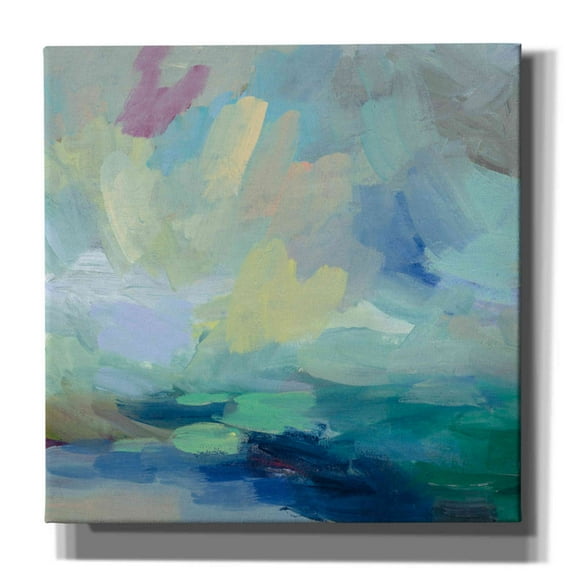 Epic Graffiti 'Storm I' by Silvia Vassileva, Canvas Wall Art, 12"x12"