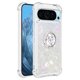 thumbnail image 2 of Funda para Google Pixel 9/Pixel 9 PRO 5G con Brillo Líquido Flotante, Purpurina, Parachoques y Anillo Giratorio Soporte, 2 of 5