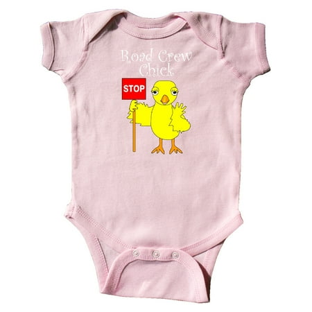 

Inktastic Road Crew Chick White Text Gift Baby Boy or Baby Girl Bodysuit