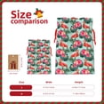 thumbnail image 3 of Fuzoiu Palm Leaves Flamingo Print Christmas Gift Bag,Burlap Gift Bag with Drawstring Closure & Hang Tag,Perfect for Holidays, Birthdays, and Special Occasions-Small, 3 of 7