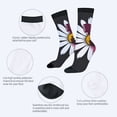 thumbnail image 3 of Four Seasons Universal Socks (2 Pairs) - Unisex Trendy Mixed Color Socks with Artistic Flower Design for a Modern Look, 3 of 5